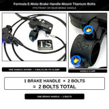 Formula E-Moto Brake Handle-Mount Titanium Bolts