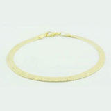 Gold Filled Herringbone 7.5 Inch Bracelet