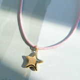 Gold Puffy Star Charm