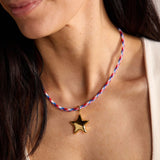 Gold Puffy Star Charm