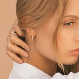 Large Diamond Hoops