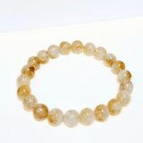 Gold Hair Quartz Bracelet - New Opportunities