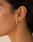 Large Marquise Hoops