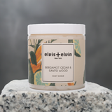 Bergamot Cedar & Santo Wood Blend Body Scrub with Dead Sea Salt 300ml