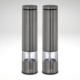 "Boston" Electric Salt and Pepper Mill, s/s, acrylic, 2" dia. x 9"