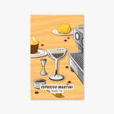 Espresso Martini Cocktail Pin