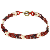 Haitian Bead Weaver Earth Tone Bracelet