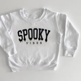 Spooky Vibes Embroidered Matching Sweatshirts for Halloween