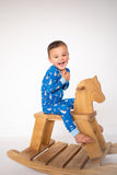 Hanukkah Pets (Long Sleeve PJ) - Blue