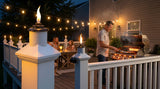 BuzzCaps (12) Twelve Pack - The Original Mosquito Repellent Outdoor Torch Post Cap