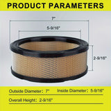 Hipa 47-083-03-S Oil Air Filter Kit For Kohler 18HP CV675-CV740 CH730-CH740 12 050 01-S Engine