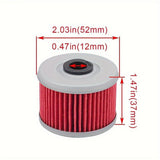 Hipa HF113 Oil Filters for Honda ATC250ES ATC350X TRX250 TRX300 TRX350