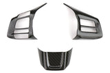OLM Dry Carbon Fiber Steering Wheel Covers (MT) - 2016-2018 WRX / STI