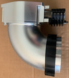 LS 4-Bolt 102MM Billet Throttle Body with 90 Degree 4" Elbow | HPI