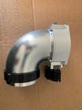 LS 4-Bolt 102MM Billet Throttle Body with 90 Degree 4" Elbow | HPI