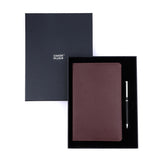 Business Gift Set Leather Notebook And Pen A5 Leather Covered Organizer Ballpoint Pen Danza Mtbl 7201