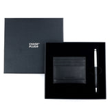 Business Gift Set Credit Card Holder And Pen Credit Card Holder Npbk 3090Ballpoint Pen Libro Chbl 7302