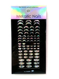 Sylphkiss - Metallic Nail Stickers - Msilver-004
