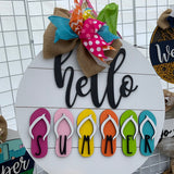 Finished - Hello Summer Flip Flops