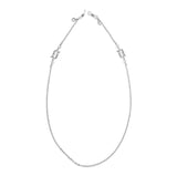 Beginning Letter A Silver EyeGlass-Mask chain