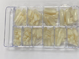 Queen - Full Cover Natural Ballerina Salon Nail Tips 500pc