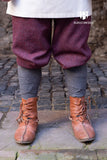 Rus Pants Ivar Herringbone Burgundy/Grey