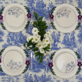 JASMINE WHITE ROUND FAUX LEATHER PLACEMAT
