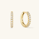 Large Huggie Hoops