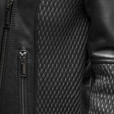 Lindsay Women's Black Lambskin Leather Moto Jacket