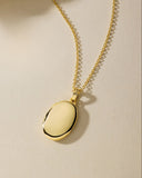 Oval Locket Necklace