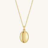Oval Locket Necklace