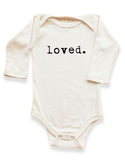 Loved. Organic Baby Bodysuit Long Sleeve