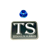 M8 Titanium Grade 5 DIN 6923 Hex Flange Nut