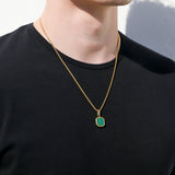 Malachite Stone Pendant