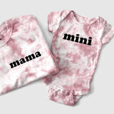 Custom Tie Dye Mama and Mini Matching Shirts