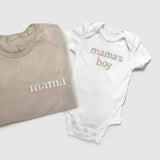 Mama & Mama’s Boy Matching Shirts | Embroidered Mother Son Outfits