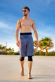 Marina Gray Men's Modest Swim Shorts – S2501-1