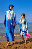 Navy Full Coverage Modest Swimwear Burkini Set M2513