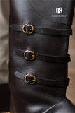 Medieval Boots Ernest Dark Brown