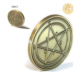 First Pentacle of Mercury Coin - 72 Names of God