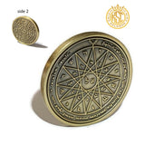 Fourth Pentacle of Mercury Coin – 72 Names of God