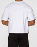 Mid Weight Cropped Boxy T-Shirt White