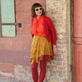 Mini Sari Wrap Skirt