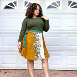 Mini Sari Wrap Skirt