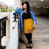Mini Sari Wrap Skirt
