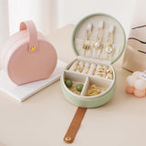 Mini Travel Jewelry Box Organizer for Compact Storage on the Go