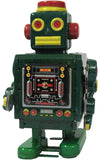 Tin Toy-Robot Green Each