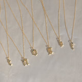 Old English Letter Necklace