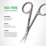 Nghia - KD-706 Cuticle Scissors