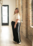 Nina Wide Leg Track Pants